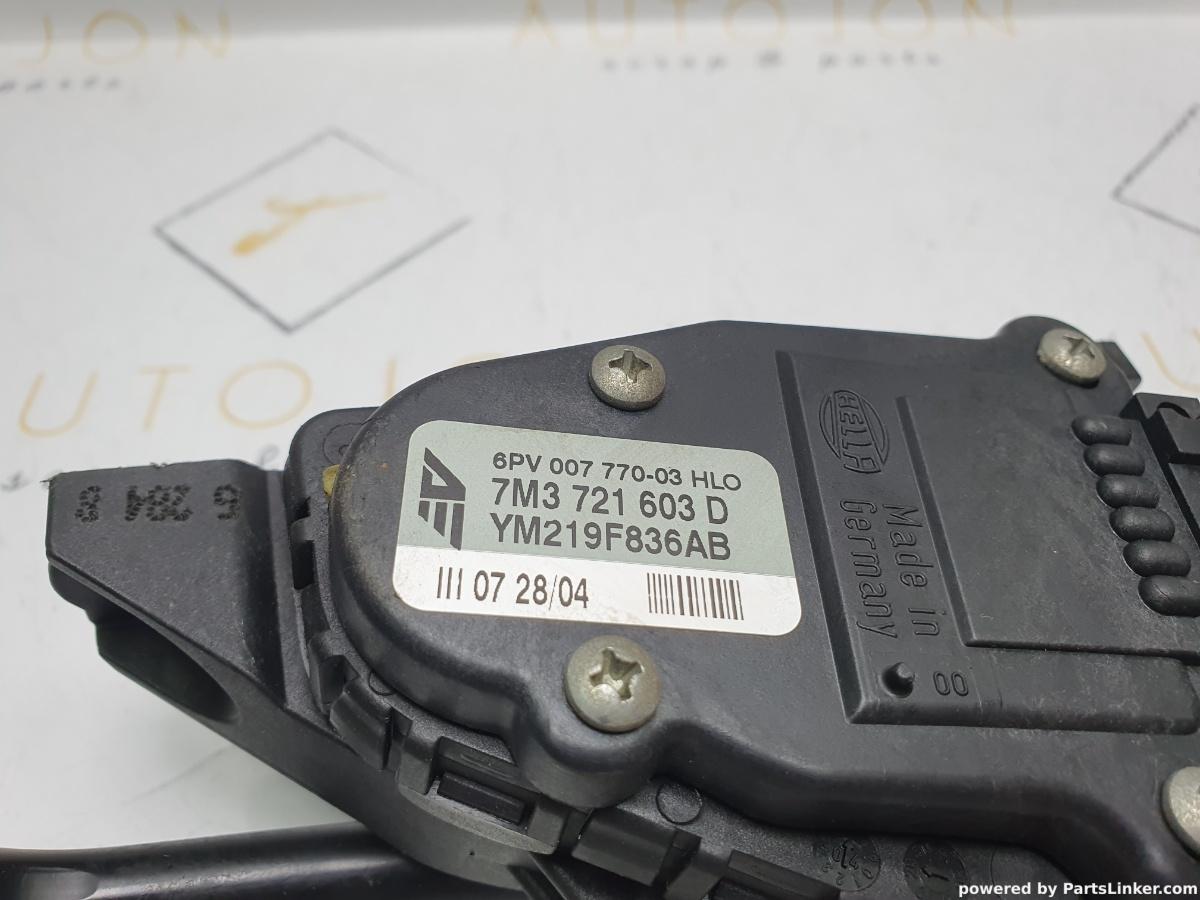 Pedala de acceleratie SEAT ALHAMBRA (7V8, 7V9) [ 1996 - 2010 ] TDI (AUY, BVK) 85KW|115HP OEM 7M3721603D / 7M3 721 603 D