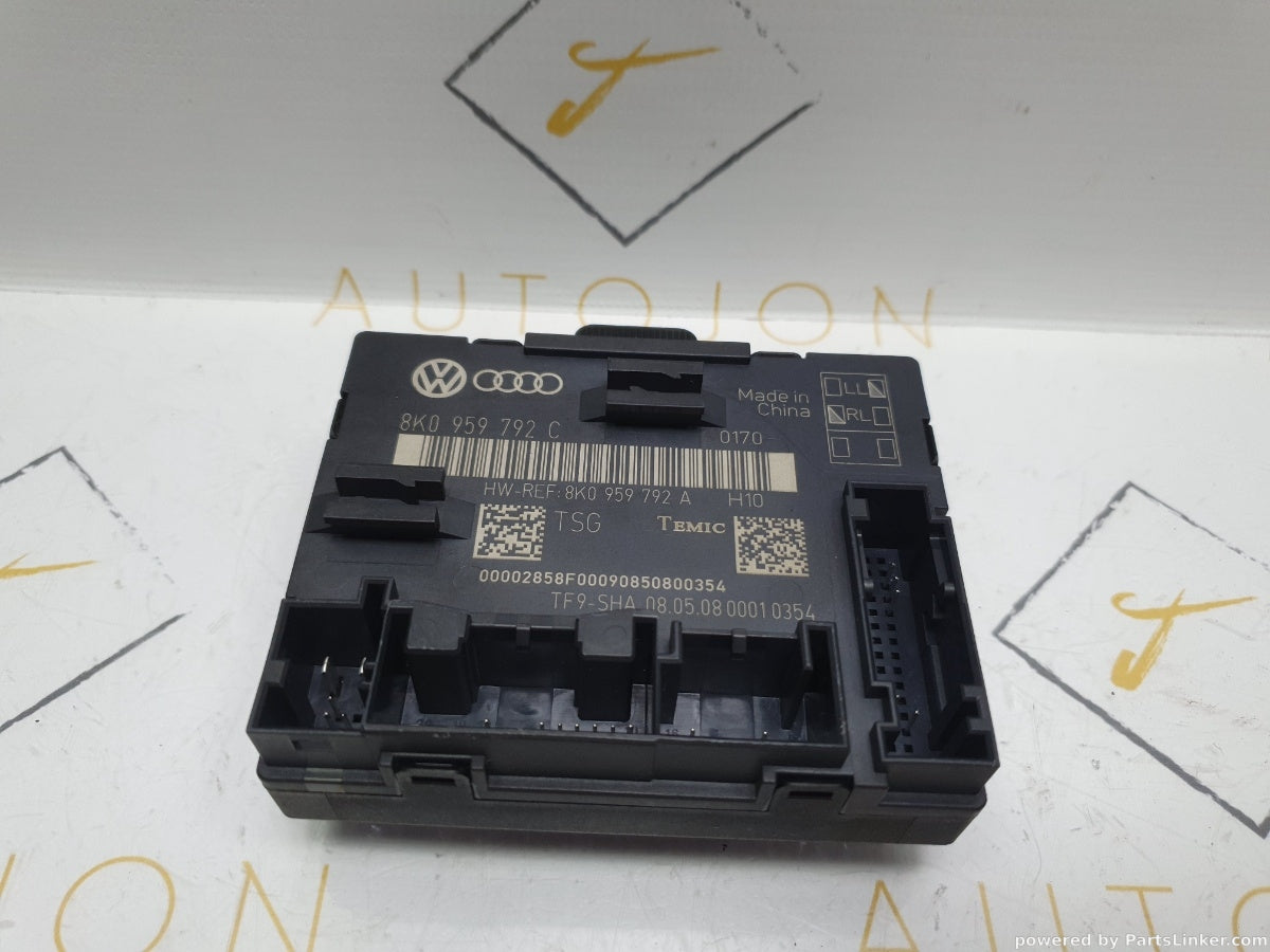 Modul usa dreapta fata AUDI A4 IV Avant (8K5, B8) [ 2007 - 2015 ] TDI (CAGA, CJCA, CMEA, CMFA) 105KW|143HP OEM 8K0959792C / 8K0 959 792 C
