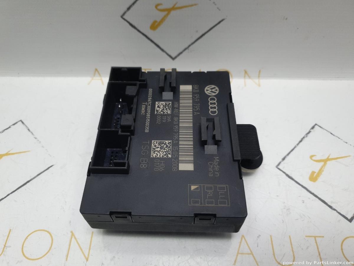 Modul usa stanga spate AUDI A4 IV Avant (8K5, B8) [ 2007 - 2015 ] TDI (CAGA, CJCA, CMEA, CMFA) 105KW|143HP OEM 8K0959795A / 8K0 959 795 A