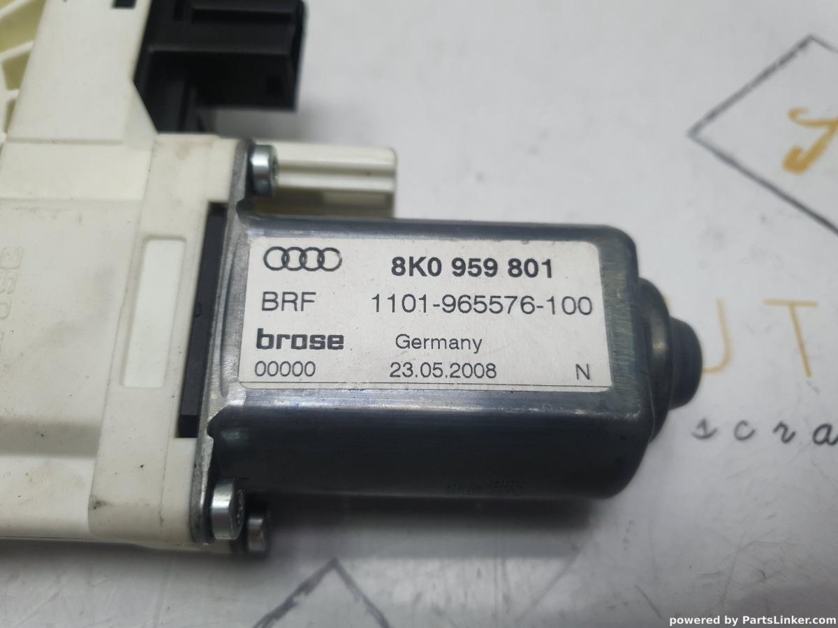 Motoras macara geam stanga fata AUDI A4 IV Avant (8K5, B8) [ 2007 - 2015 ] TDI (CAGA, CJCA, CMEA, CMFA) 105KW|143HP OEM 8K0959801 / 8K0 959 801