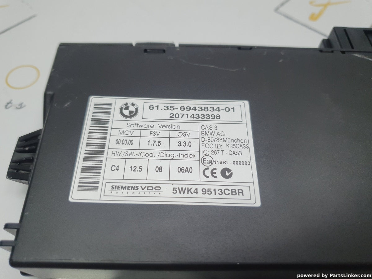 Imobilizator BMW 3 V (E90) [ 2004 - 2012 ] 320 i (N46 B20..) 110KW|150HP SIEMENS 5WK49513CBR 6135694383401