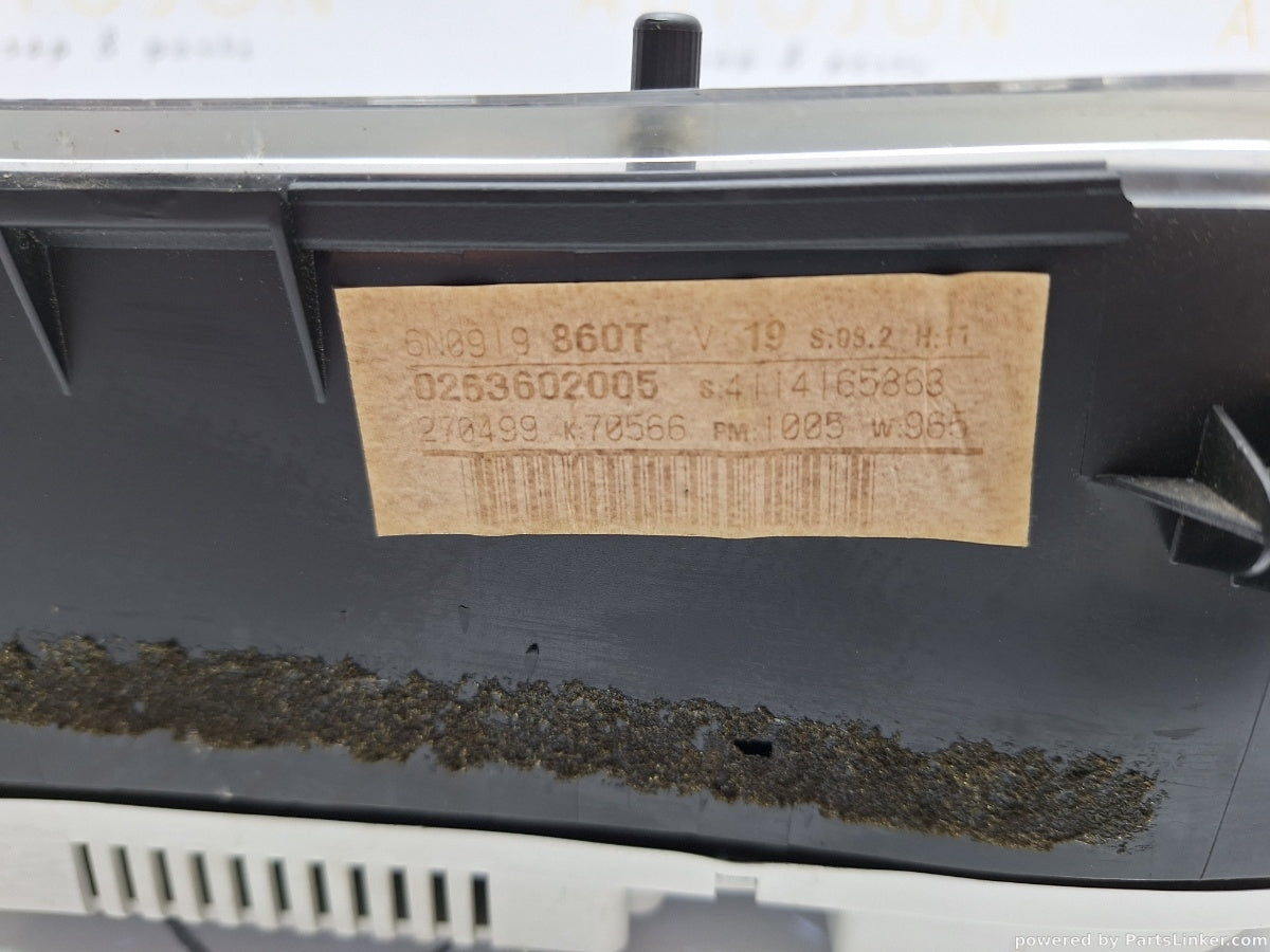 Ceasuri bord VOLKSWAGEN POLO (6N1) [ 1994 - 1999 ] 60 1.4 (AEX, AKV, APQ) 44KW|60HP 0263602005 / 6N0919860T