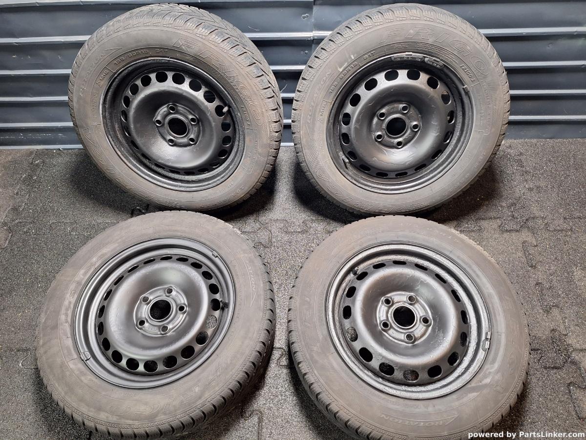 Jante de tabla cu cauciucuri de iarna 195/65R15 5x112 VOLKSWAGEN PASSAT B5.5 6Jx15H2 , ET37 3B0601027D