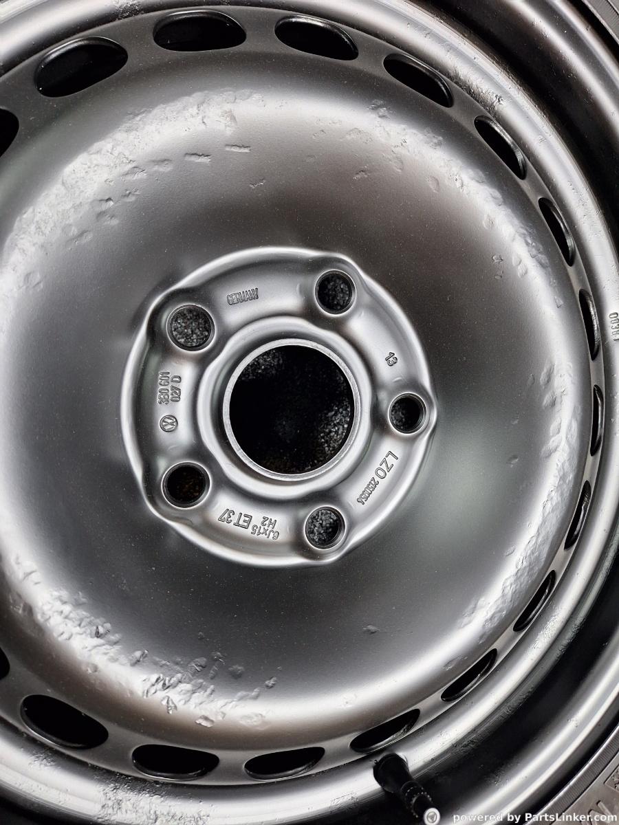 Jante de tabla cu cauciucuri de iarna 195/65R15 5x112 VOLKSWAGEN PASSAT B5.5 6Jx15H2 , ET37 3B0601027D