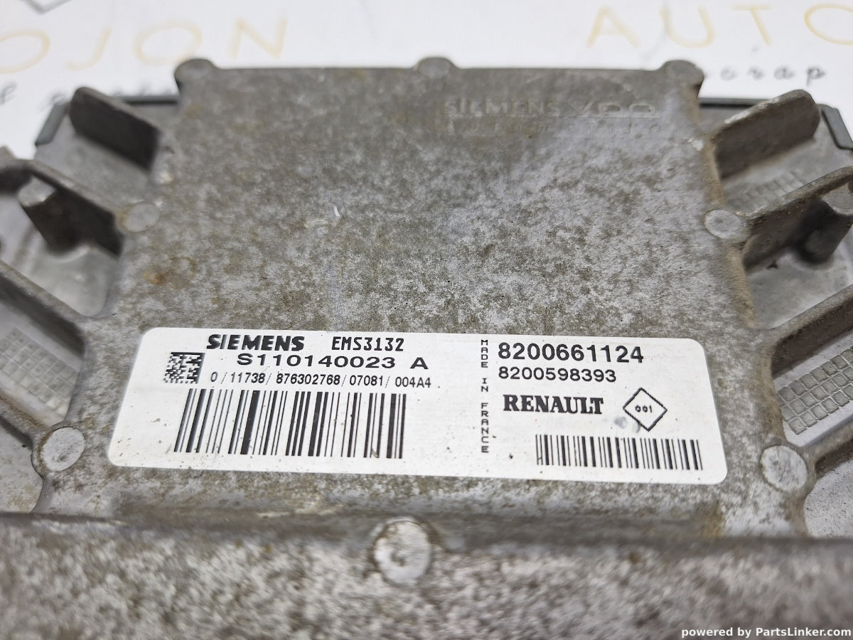 Calculator ECU DACIA LOGAN MCV (KS_) [ 2007 - NOW ] 1.6 (K7M 710) 64KW|87HP S110140023A EMS3132 8200661124