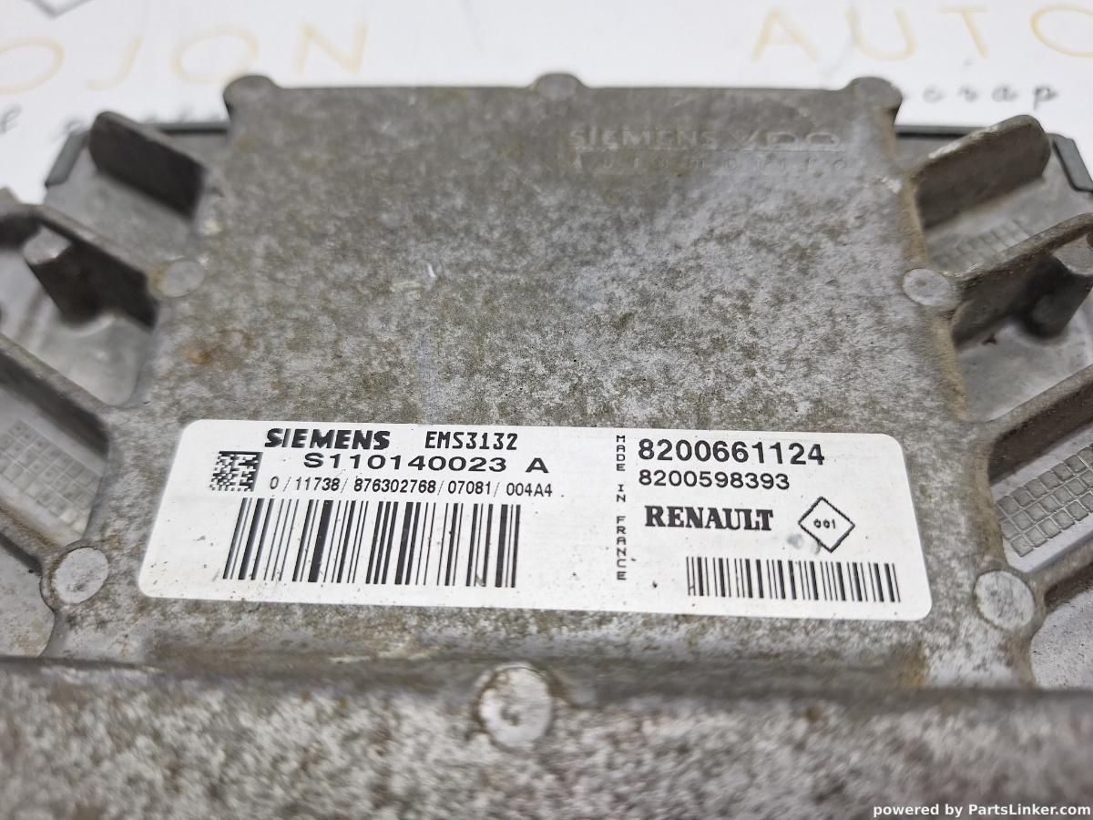 Calculator ECU DACIA LOGAN MCV (KS_) [ 2007 - > ] 1.6 (K7M 710) 64KW|87HP S110140023A EMS3132 OEM 8200661124