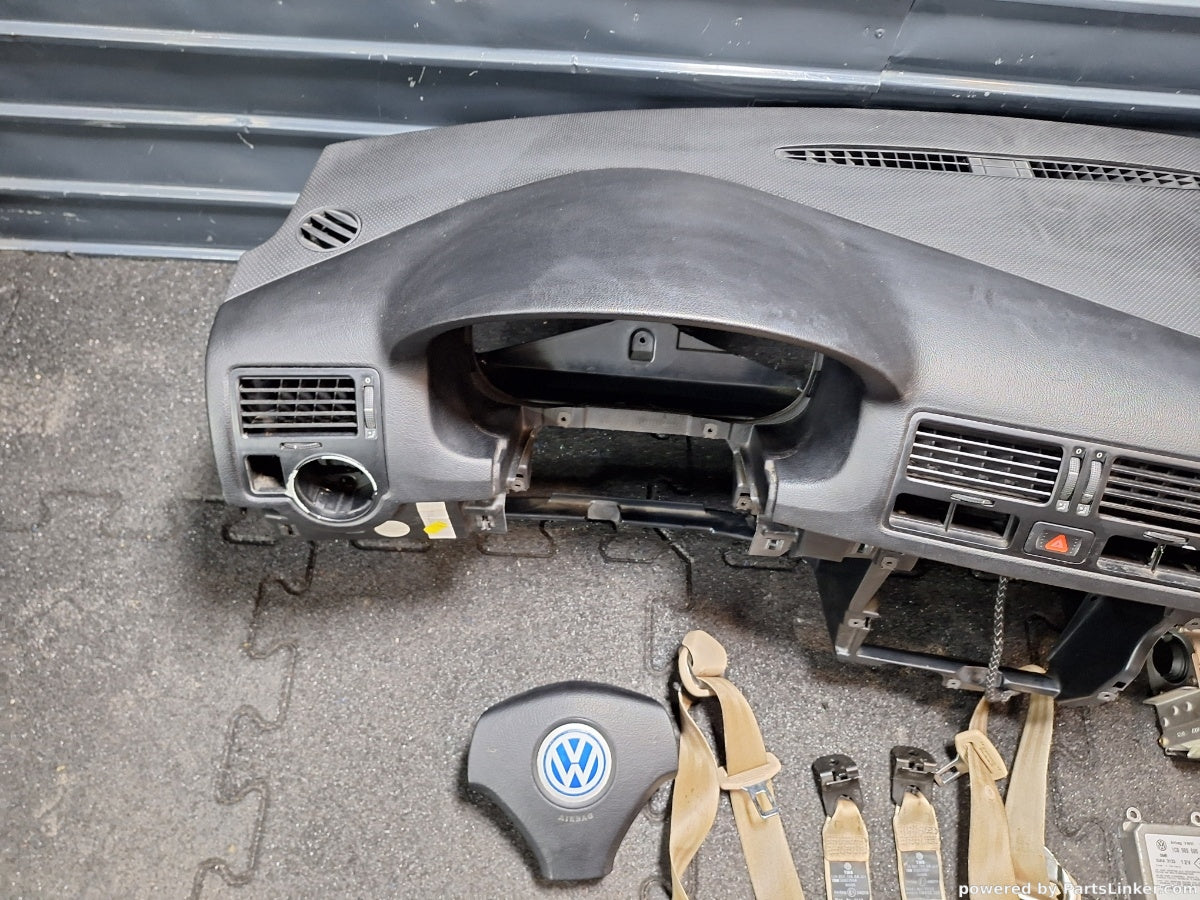 Kit airbag VOLKSWAGEN BORA (1J2) [ 1998 - 2013 ] TDI (AGR, ALH) 66KW|90HP 1J1857181FTX1