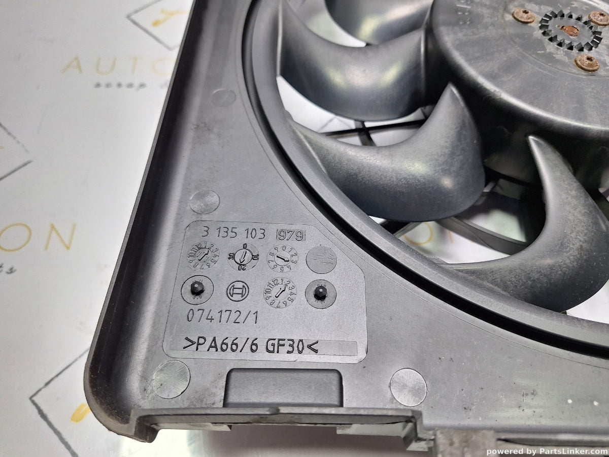 Electroventilator OPEL ZAFIRA B (A05) [ 2005 - 2015 ] 1.6 (Z 16 XE1, Z 16 XEP) 77KW|105HP BOSCH 0130303304 24467444