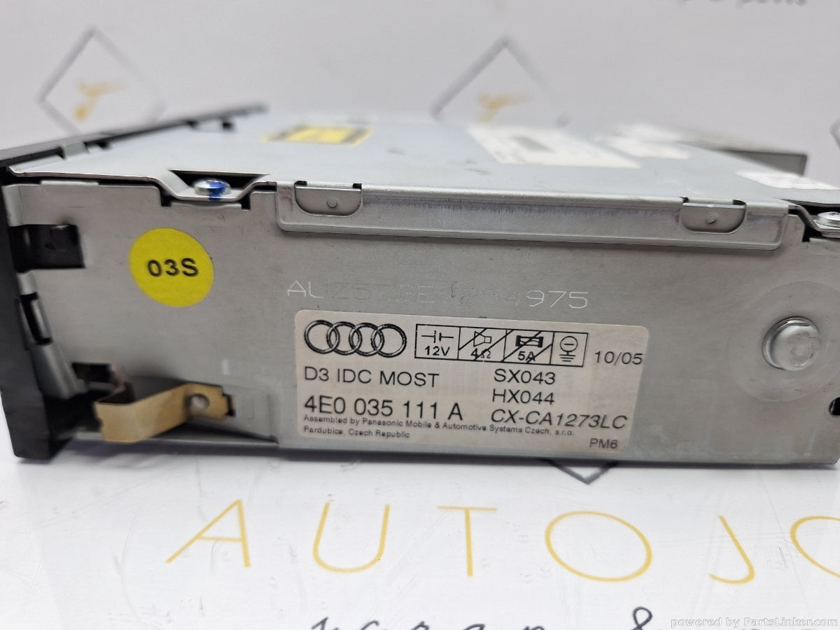 Magazie CD AUDI A6 III Avant (4F5, C6) [ 2005 - 2011 ] TDI (BLB, BRE) 103KW|140HP 4F0035111A