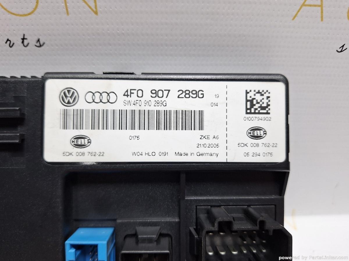 Calculator confort AUDI A6 III Avant (4F5, C6) [ 2005 - 2011 ] TDI (BLB, BRE) 103KW|140HP OEM 4F0907289G