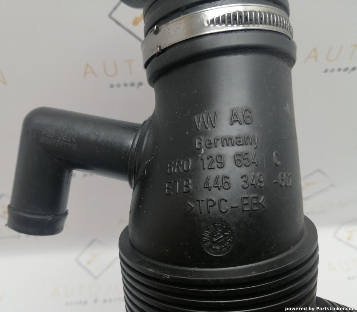 Tubulatura admisie aer turbo SKODA ROOMSTER 5J 2006 - 2015 TDI CAYC 6R0129654C