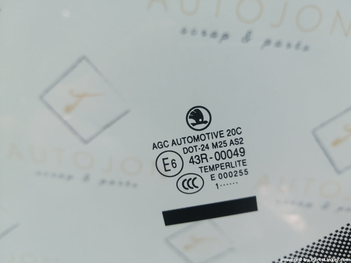 Geam stanga fata SKODA ROOMSTER (5J) [ 2006 - 2015 ] TDI (CAYC) 77KW|105HP 43R-00049  5J7845021E