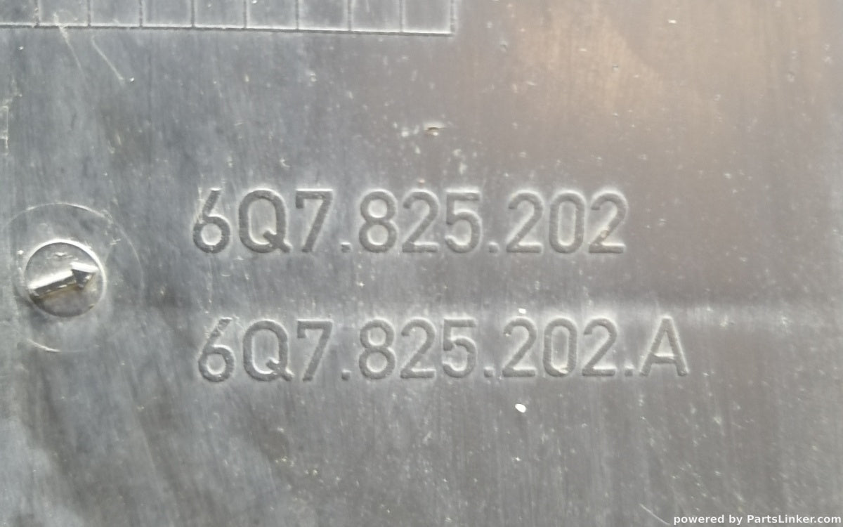 Scut podea dreapta SKODA ROOMSTER (5J) [ 2006 - 2015 ] TDI (CAYC) 77KW|105HP 6Q7825202A