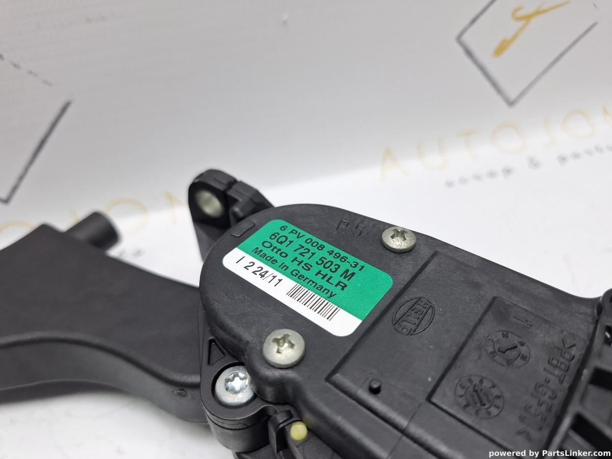 Pedala acceleratie SKODA ROOMSTER (5J) [ 2006 - 2015 ] TDI (CAYC) 77KW|105HP OEM 6Q1721503M