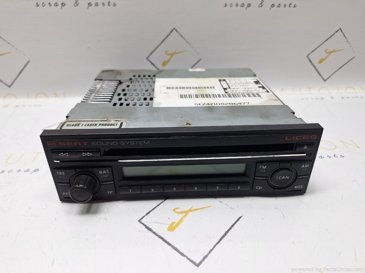 CD player auto SEAT ALHAMBRA (7V8, 7V9) [ 1996 - 2010 ] TDI (ASZ) 96KW|131HP 7M7035186B