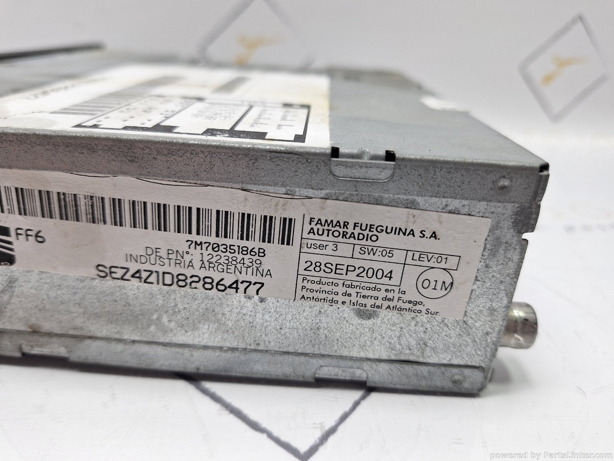 CD player auto SEAT ALHAMBRA (7V8, 7V9) [ 1996 - 2010 ] TDI (ASZ) 96KW|131HP 7M7035186B