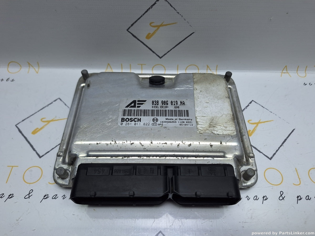 Calculator ECU motor SEAT ALHAMBRA (7V8, 7V9) [ 1996 - 2010 ] TDI (ASZ) 96KW|131HP BOSCH 0281011822 038906019NA