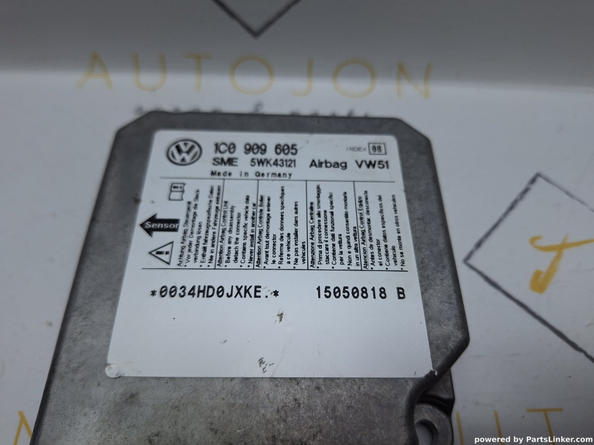 Calculator airbag SEAT ALHAMBRA (7V8, 7V9) [ 1996 - 2010 ] TDI (ASZ) 96KW|131HP 1C0909605