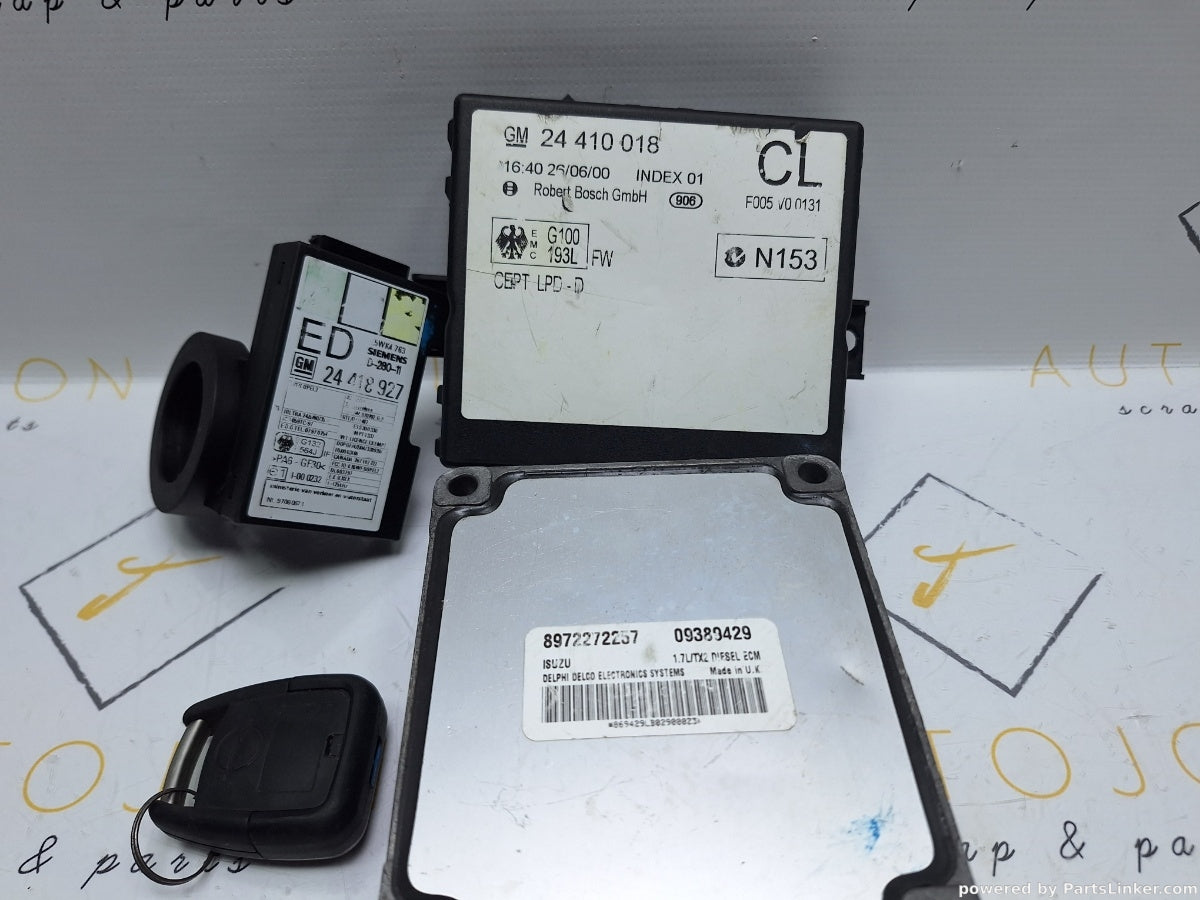 Kit pornire OPEL ASTRA G Hatchback (F48_, F08_, T98) [ 1998 - 2009 ] DTI 16V (Y 17 DT) 55KW|75HP 09389429 8972272257