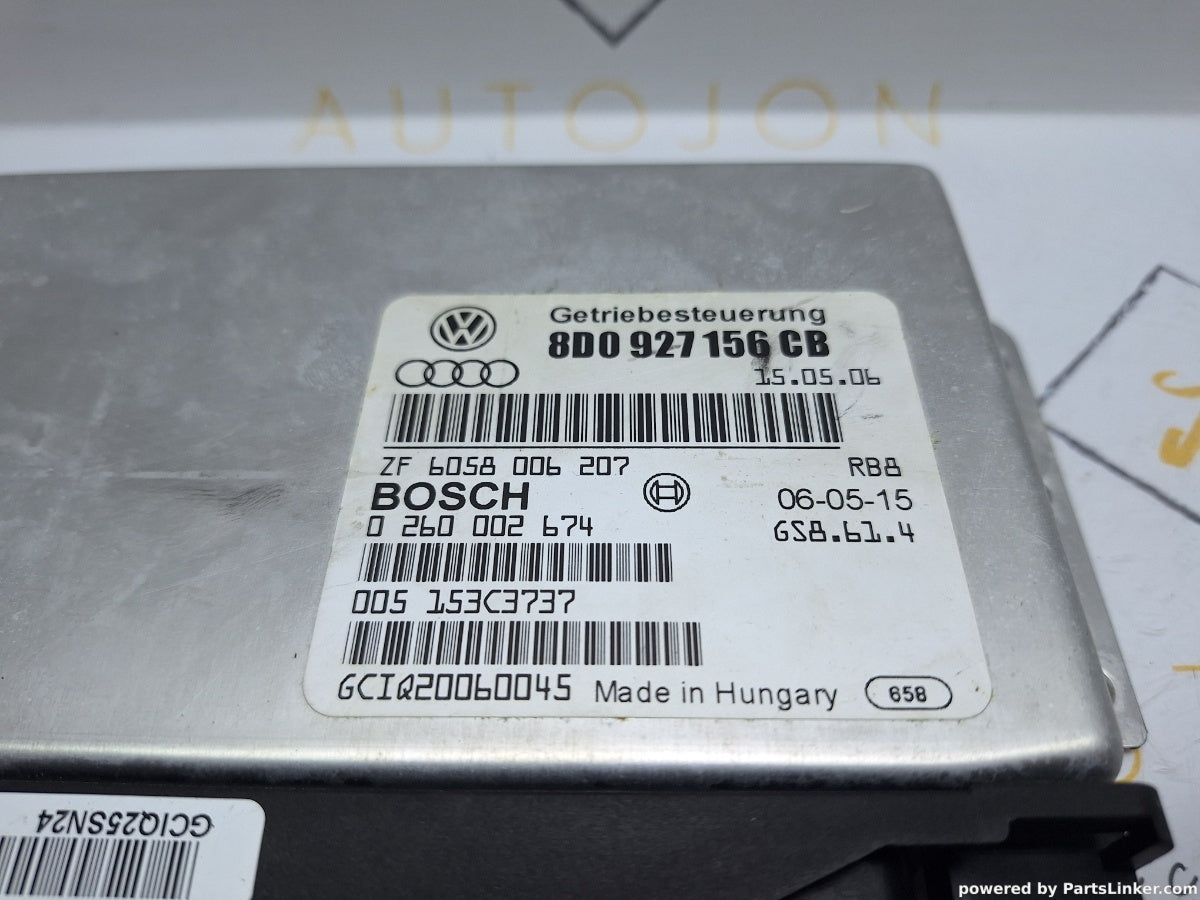 Calculator cutie automata VOLKSWAGEN PASSAT Estate (3B5) [ 1997 - 2001 ] TDI (AJM, ATJ) 85KW|115HP 8D0927156CB