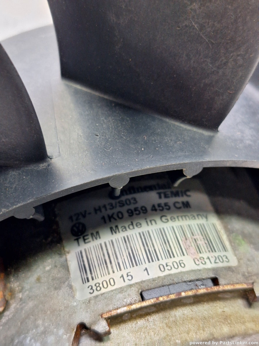 Electroventilator VOLKSWAGEN GOLF V (1K1) [ 2003 - 2009 ] TDI (BKC, BLS, BXE) 77KW|105HP 1K0959455CM