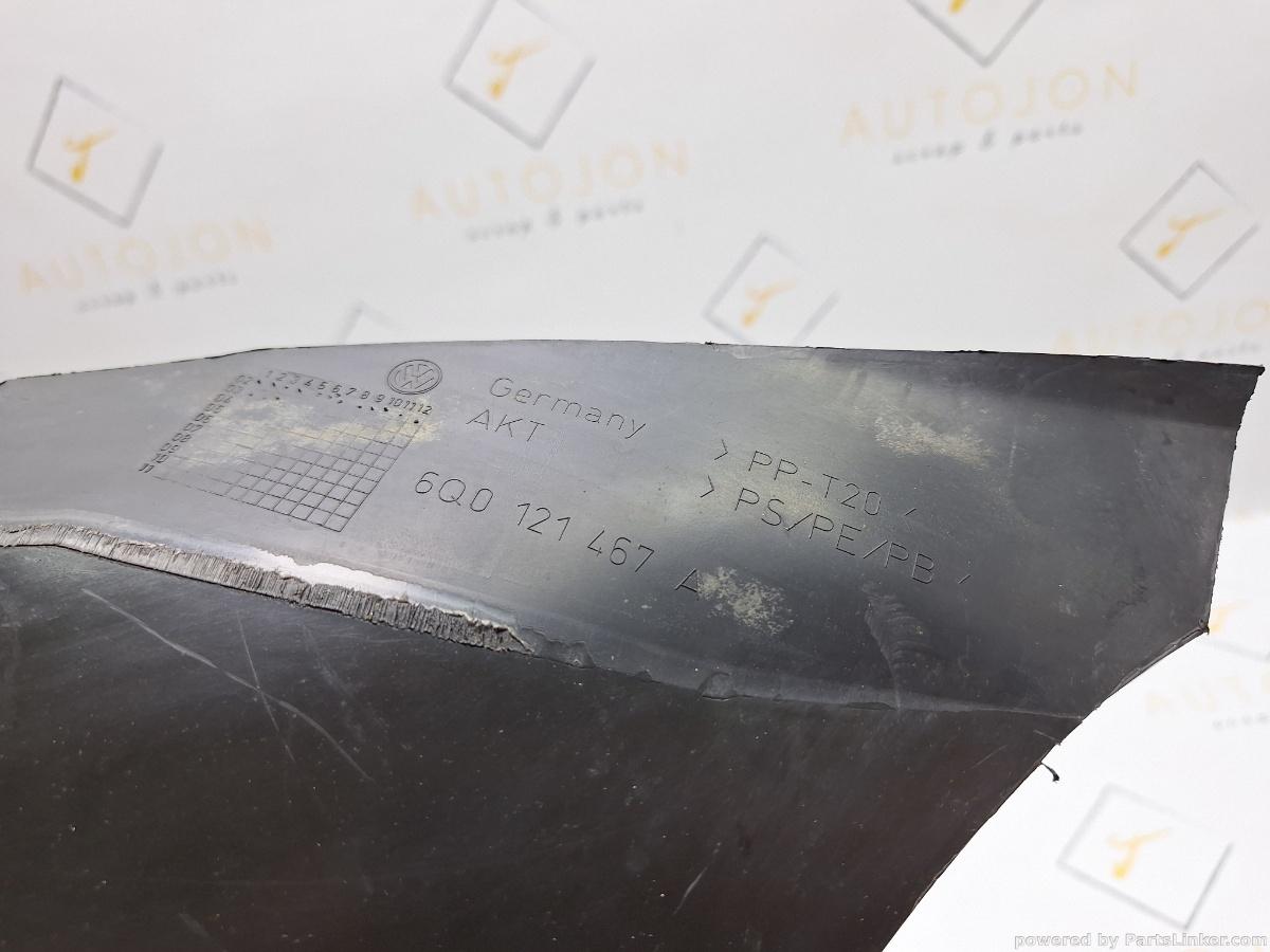 Deflector aer radiator intercooler VOLKSWAGEN POLO (9N_) [ 2001 - 2012 ] TDI (AMF, BAY) 55KW|75HP OEM 6Q0121467A