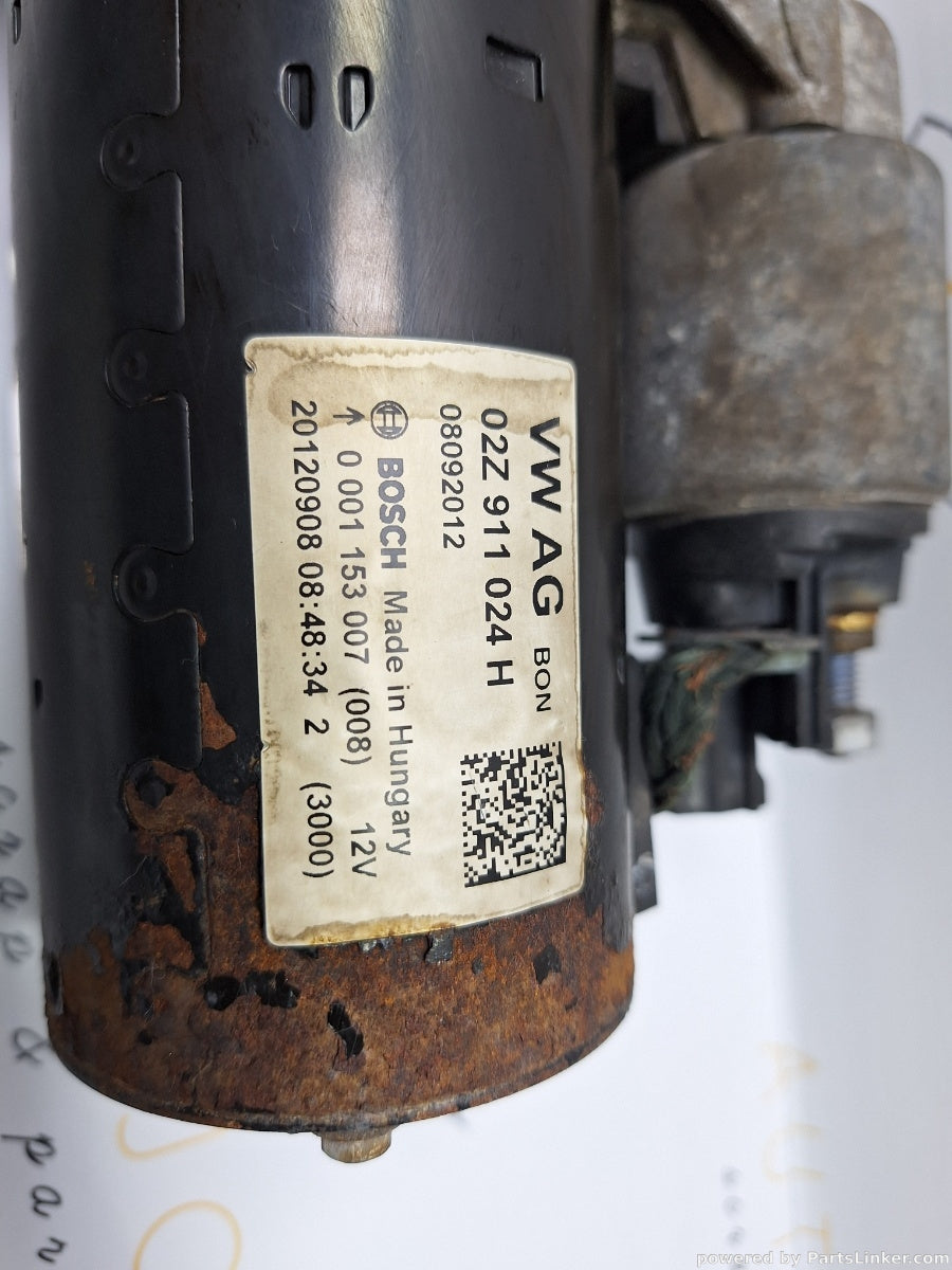 Electromotor VOLKSWAGEN PASSAT (365) [ 2010 - 2014 ] 1.6 TDi BlueMotion (CAYC) 77KW|105HP 02Z911023H