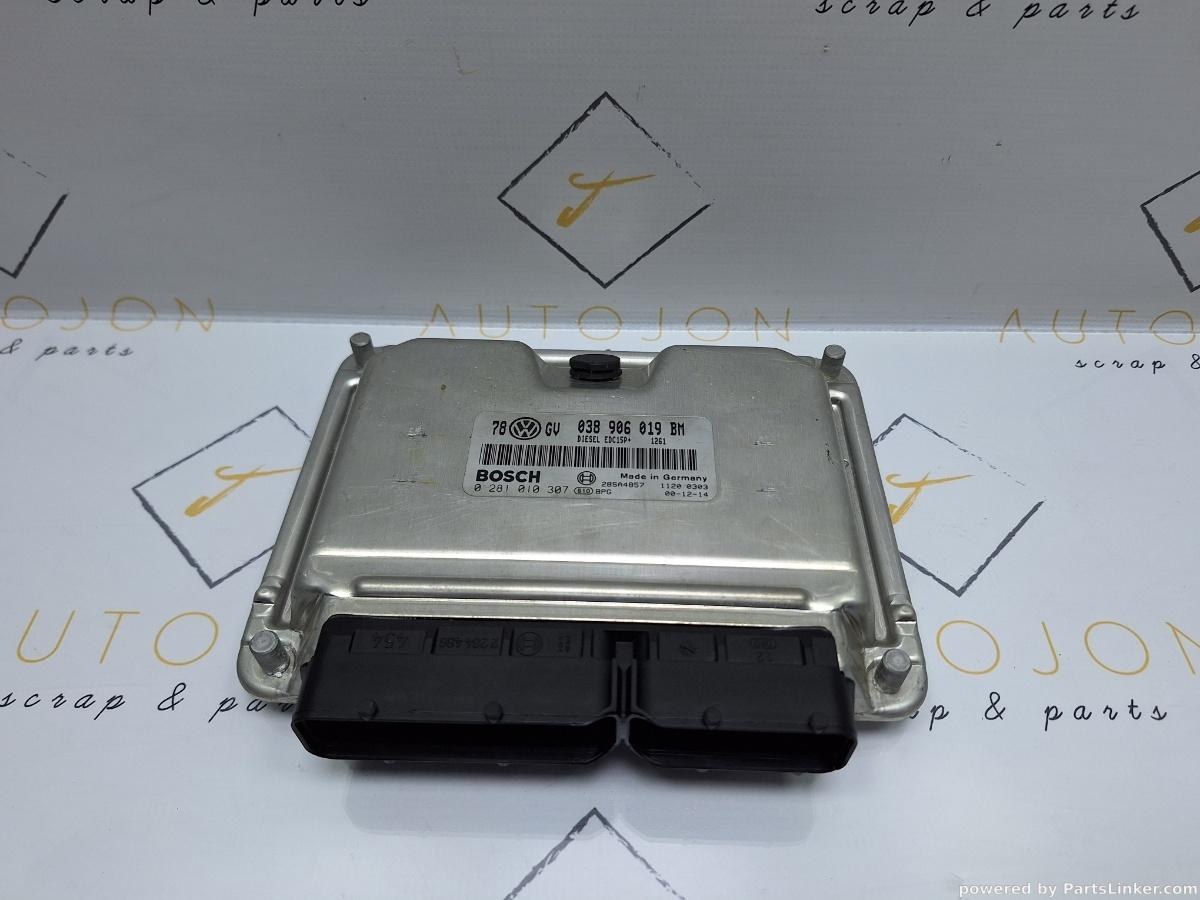 Calculator ECU motor VOLKSWAGEN PASSAT Variant (3B6) [ 2000 - 2005 ] TDI (AVB) 74KW|101HP BOSCH 0281010307 OEM 038906019BM