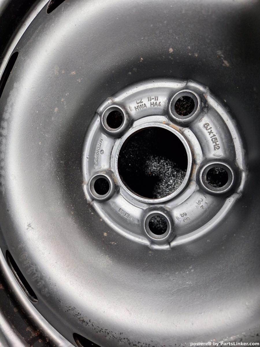 Jante de otel pe 15 5x100 VOLKSWAGEN GOLF IV (1J1) [ 1997 - 2007 ] 6Jx15H2 ET38 OEM 1J0601027H