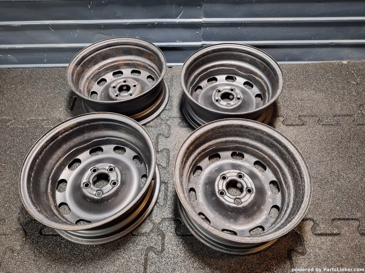 Jante otel pe 15 5x100 VOLKSWAGEN GOLF IV (1J1) [ 1997 - 2007 ] TDI (ATD, AXR) 74KW|101HP 6Jx15H2 ET38 1J0601027H