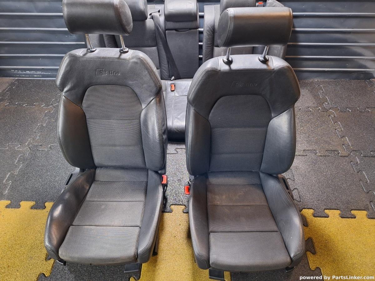 Interior scaune si banchete de piele cu alcantara S line AUDI A6 III Avant (4F5, C6) [ 2005 - 2011 ] 4F081105A , 4F081106A