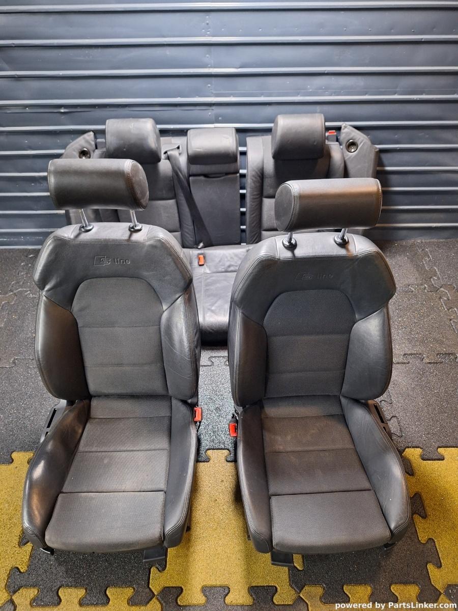 Interior scaune si banchete de piele cu alcantara S line AUDI A6 III Avant (4F5, C6) [ 2005 - 2011 ] 4F081105A , 4F081106A