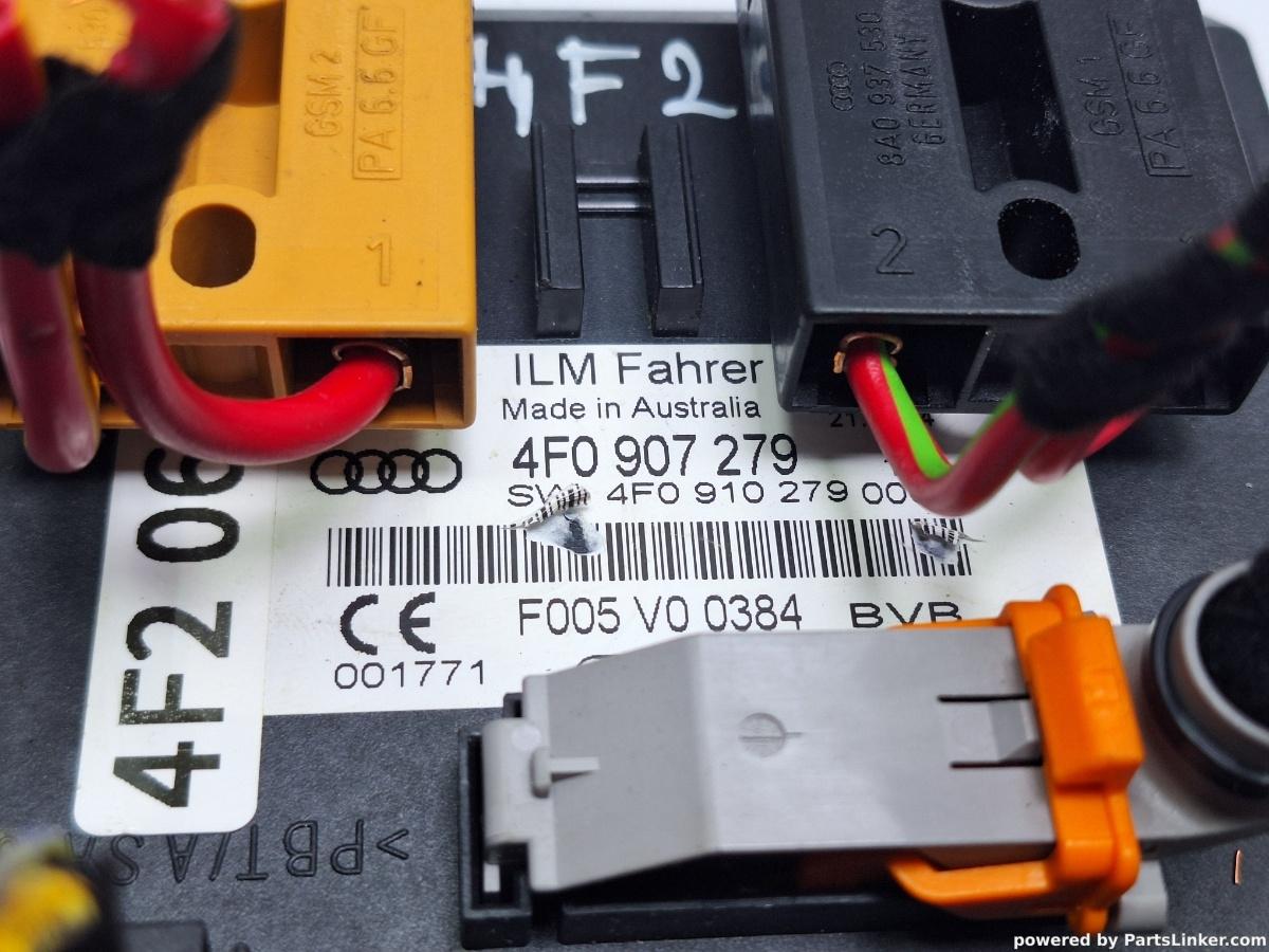 Calculator confort AUDI A6/S6 III Saloon (4F2, C6) [ 2004 - 2011 ] TDI quattro (BMK) 165KW|225HP OEM 4F0907279