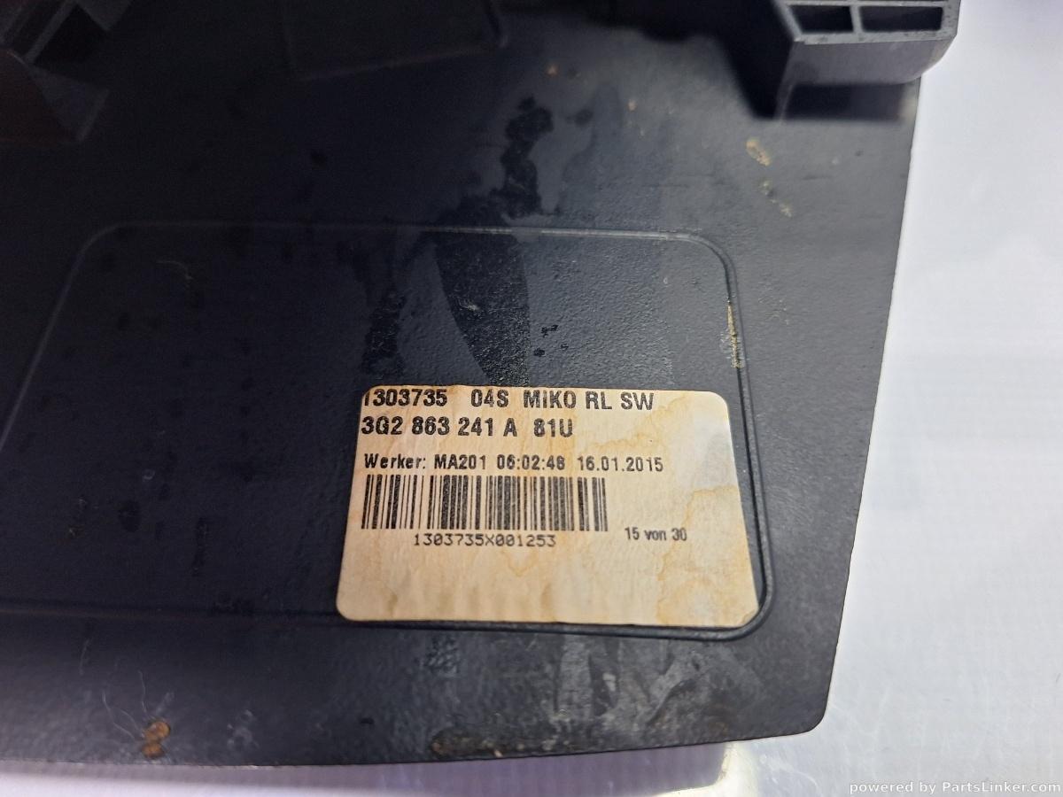 Consola centrala VOLKSWAGEN PASSAT Variant (3G5) [ 2014 - > ] TDI (CRLB, DBGA, DFGA) 110KW|150HP OEM 3G2863241A