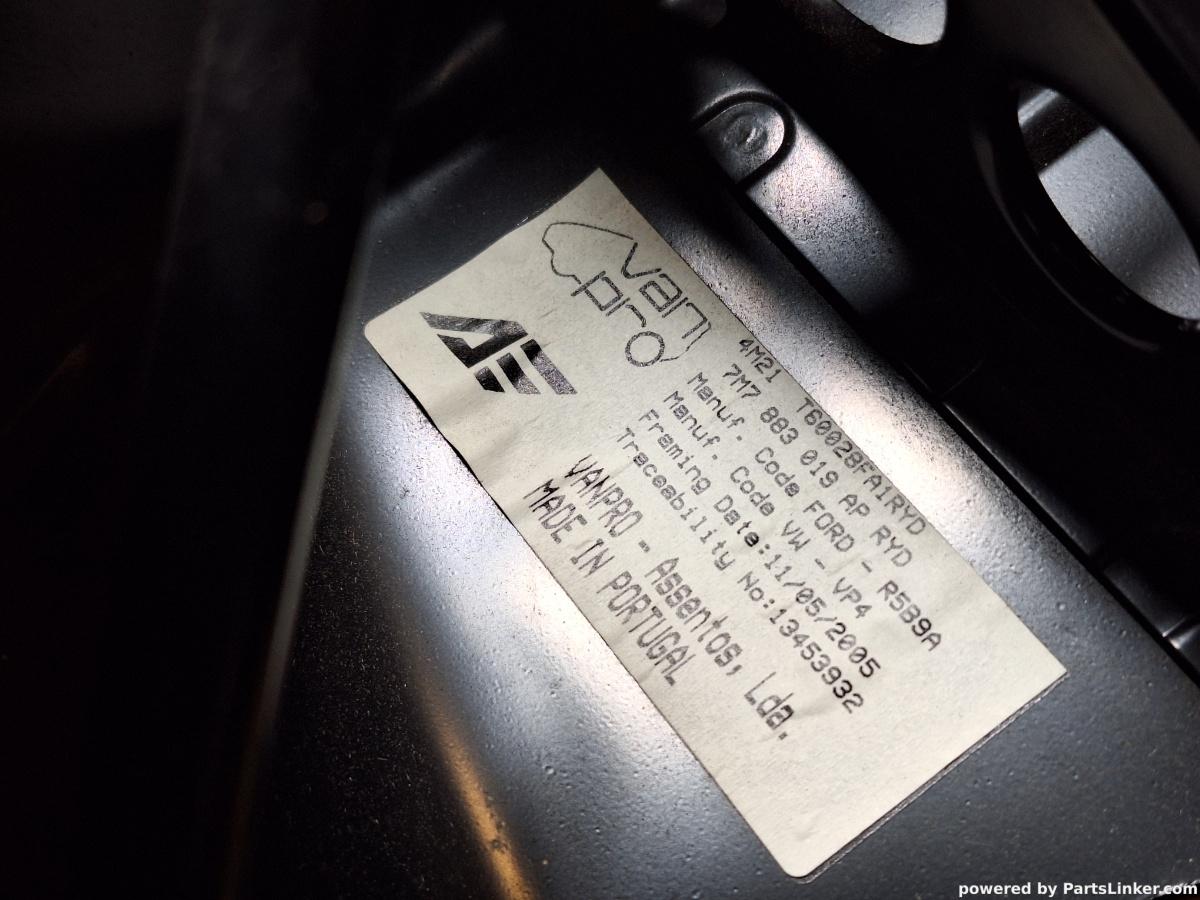 Scaun pasager numarul 4 SEAT ALHAMBRA (7V8, 7V9) [ 1996 - 2010 ] TDI (ASZ) 96KW|131HP OEM 7M7883019AP