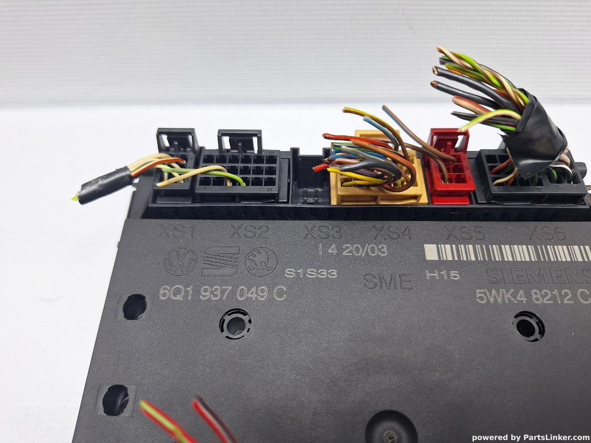 Calculator BCM SEAT IBIZA IV (6L1) [ 2002 - 2009 ] SDI (ASY) 47KW|64HP OEM 6Q1937049C