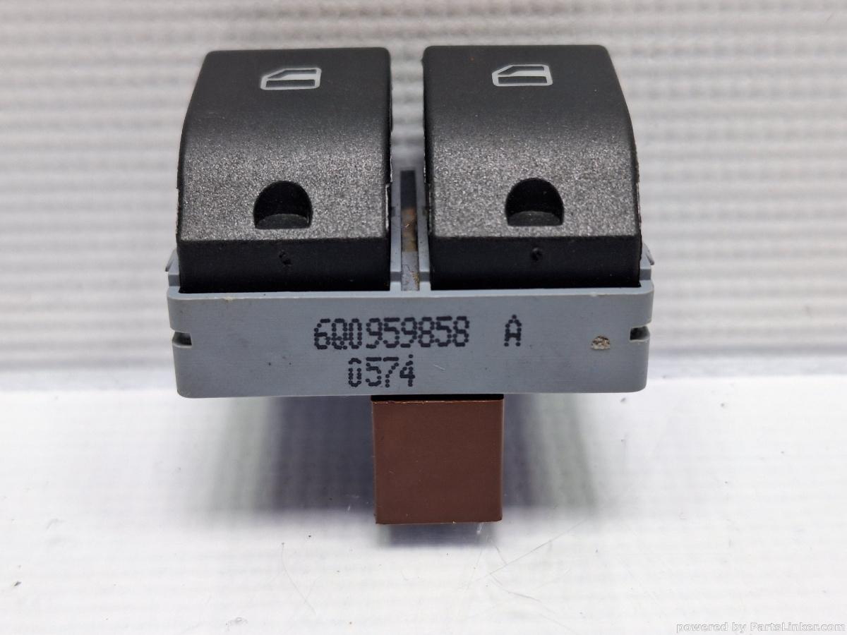 Comanda geamuri electrice VOLKSWAGEN POLO (9N_) [ 2001 - 2012 ] 16V (AUA, BBY, BKY) 55KW|75HP OEM 6Q0959858A