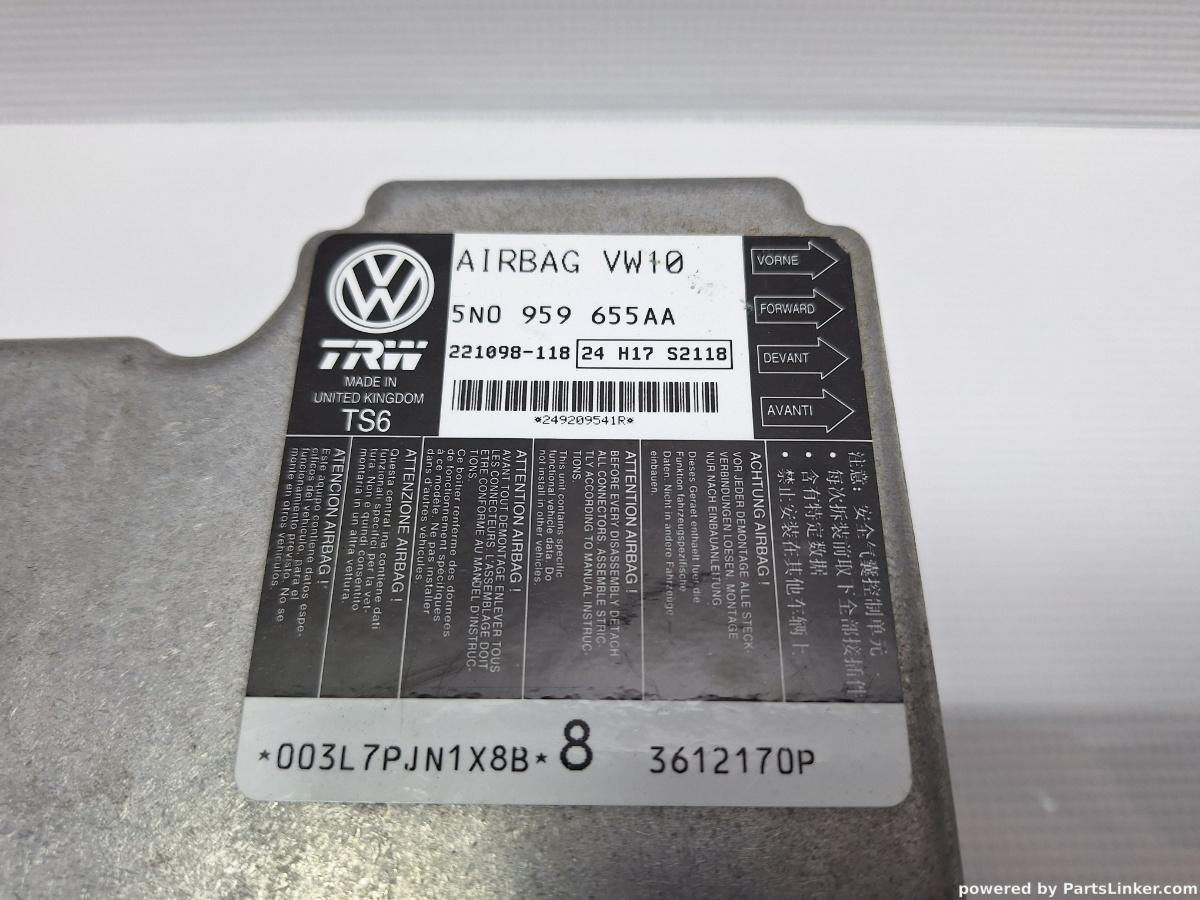 Calculator airbag VOLKSWAGEN PASSAT Variant (365) [ 2010 - 2014 ], VOLKSWAGEN PASSAT (365) [ 2010 - 2014 ] 1.6 TDi BlueMotion (CAYC) 77KW|105HP OEM 5N0959655AA