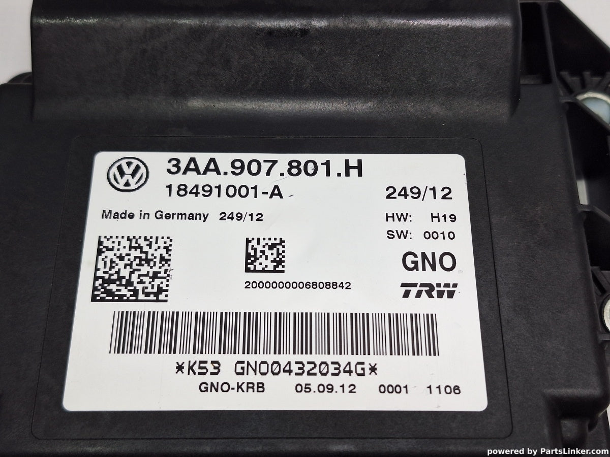 Calculator frana mana VOLKSWAGEN PASSAT (365) [ 2010 - 2014 ] 1.6 TDi BlueMotion (CAYC) 77KW|105HP 3AA907801H