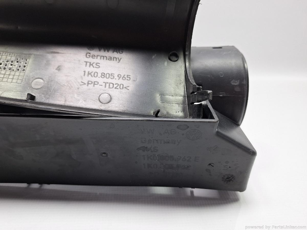 Difuzor captare aer VOLKSWAGEN PASSAT (365) [ 2010 - 2014 ] 1.6 TDi BlueMotion (CAYC) 77KW|105HP OEM 3C0805971A , 1K0805962E