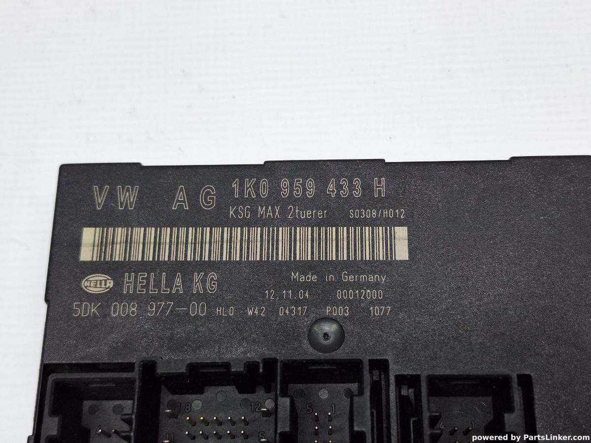 Modul confort VOLKSWAGEN GOLF V (1K1) [ 2003 - 2009 ] TDI 16V (BKD) 103KW|140HP OEM 1K0959433H