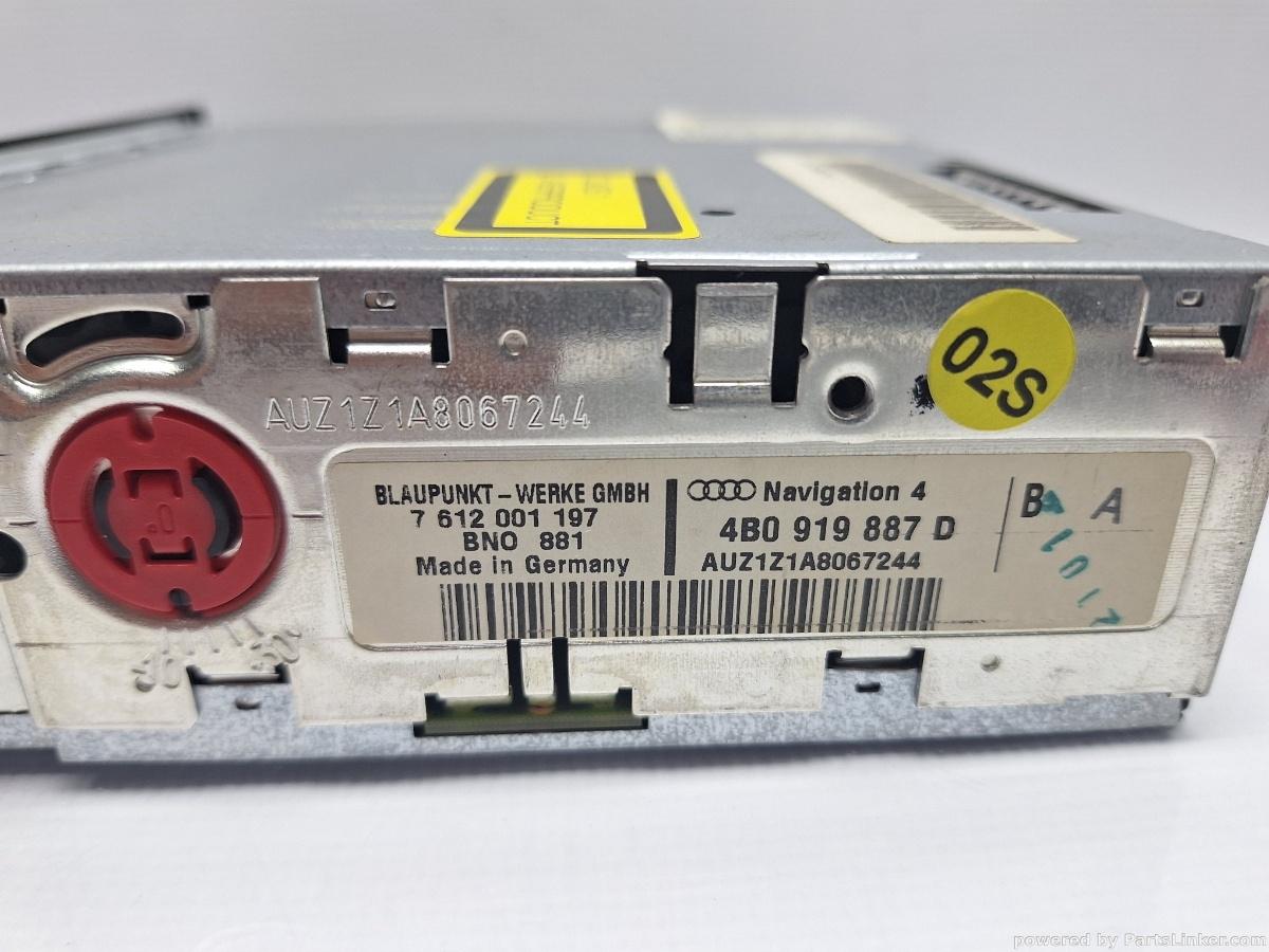 Modul navigatie AUDI A4 II (8E2, B6) [ 2000 - 2005 ] 2.0 (ALT) 96KW|130HP OEM 4B0919887D