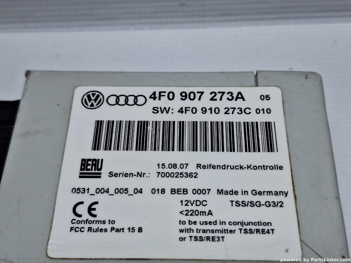 Senzor presiune roti AUDI A6 III Avant (4F5, C6) [ 2005 - 2011 ] TDI (BLB, BRE) 103KW|140HP 4F0907273A