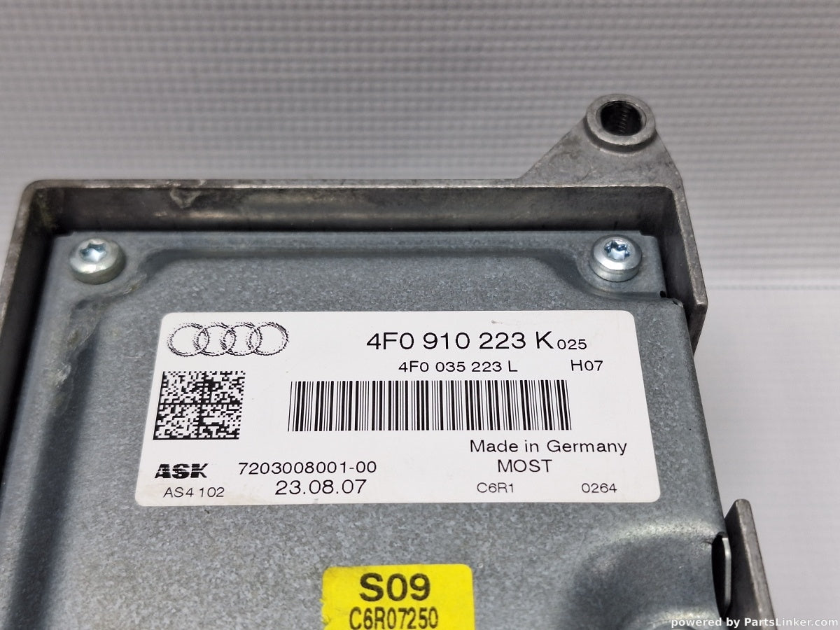 Amplificator audio AUDI A6 III Avant (4F5, C6) [ 2005 - 2011 ] TDI (BLB, BRE) 103KW|140HP 4F0910223K / 4F0910223L