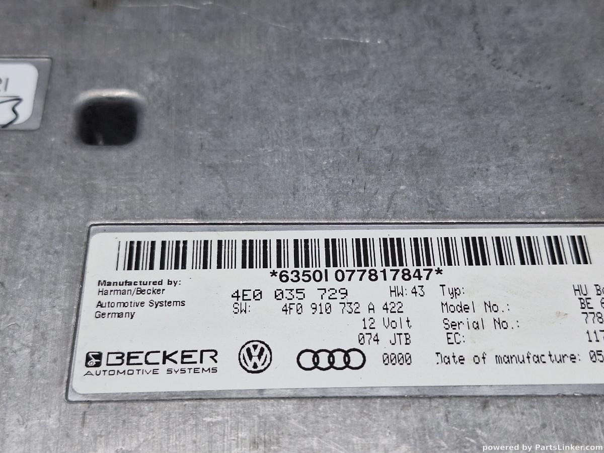 Modul interfata MMI AUDI A6 III Avant (4F5, C6) [ 2005 - 2011 ] TDI (BLB, BRE) 103KW|140HP OEM 4E0035729 /4F0910732A