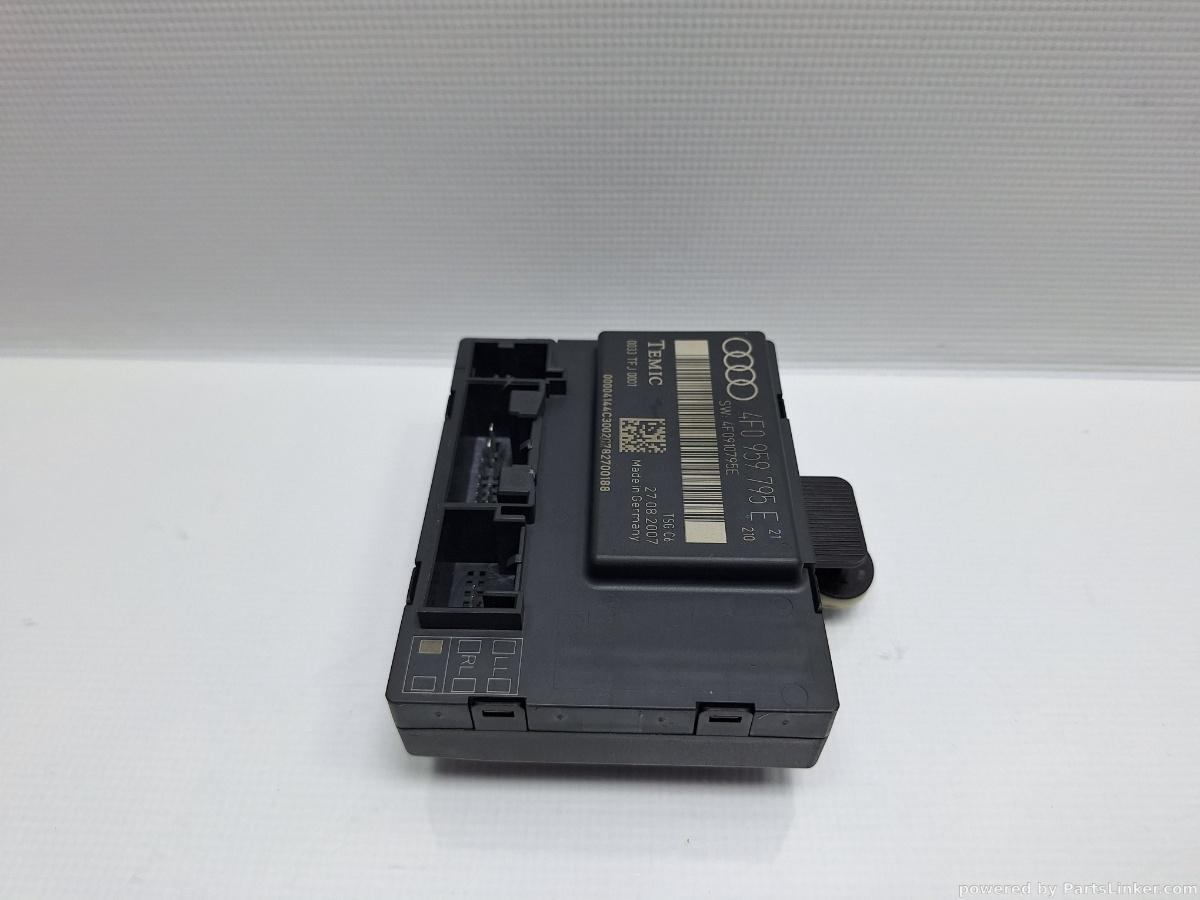 Modul usa stanga spate AUDI A6 III Avant (4F5, C6) [ 2005 - 2011 ] TDI (BLB, BRE) 103KW|140HP OEM 4F0959795E