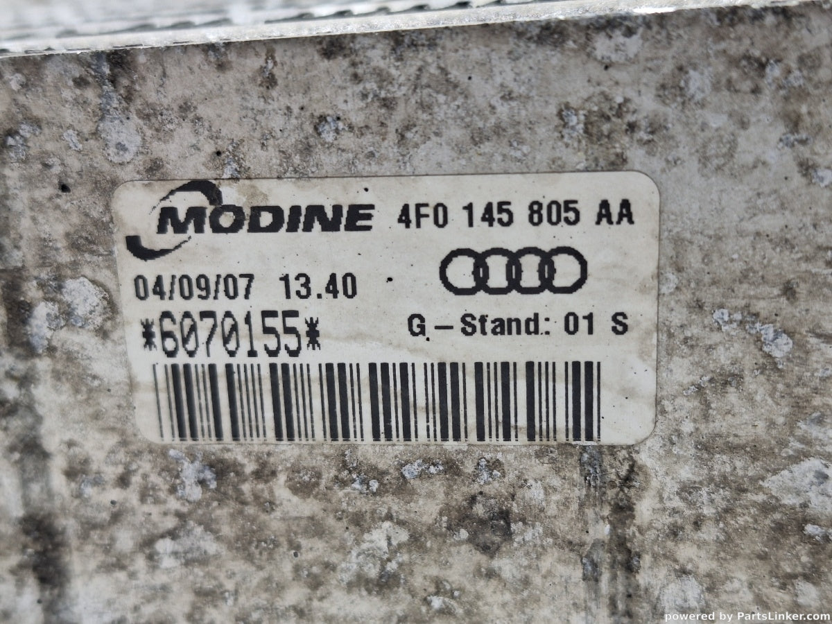 Radiator intercooler AUDI A6 III Avant (4F5, C6) [ 2005 - 2011 ] TDI (BLB, BRE) 103KW|140HP 4F0145805AA