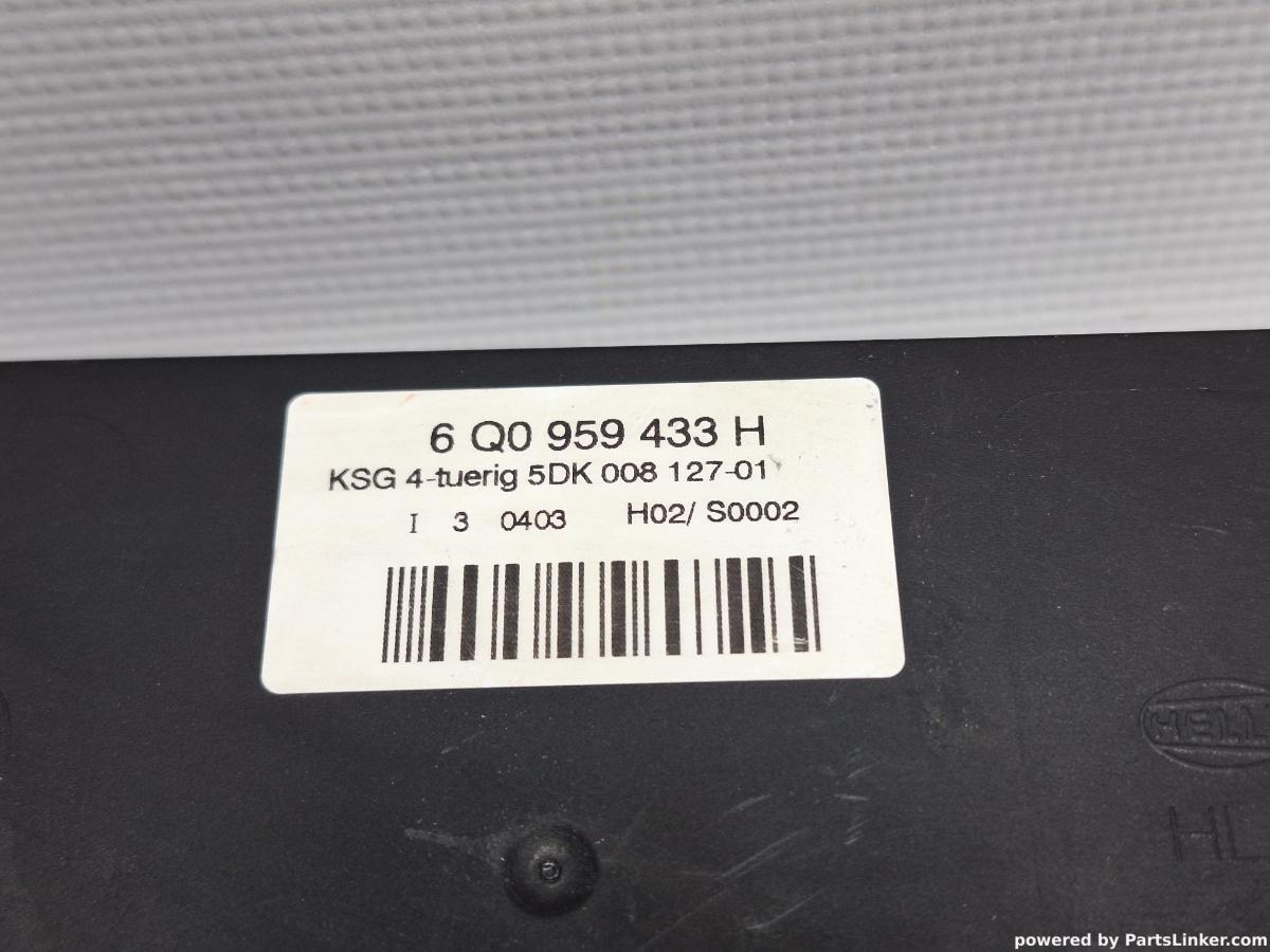 Modul confort VOLKSWAGEN POLO (9N_) [ 2001 - 2012 ] 16V (AUA, BBY, BKY) 55KW|75HP OEM 6Q0959433H