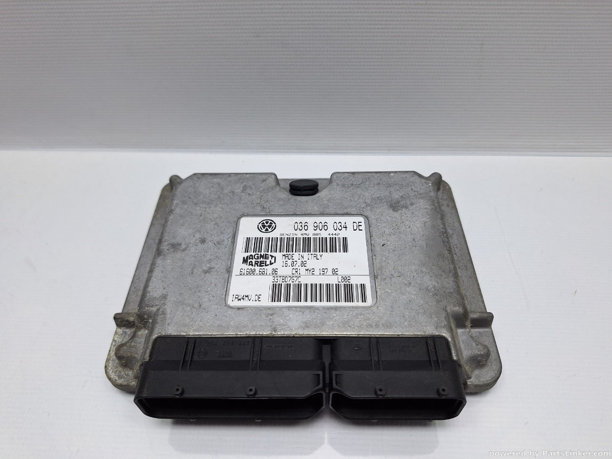 Calculator ECU motor VOLKSWAGEN POLO (9N_) [ 2001 - 2012 ] 16V (AUA, BBY, BKY) 55KW|75HP Magneti Marelli 61600.681.06 036906034DE