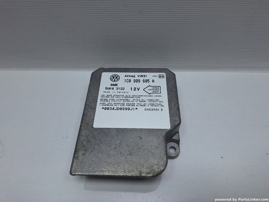 Calculator airbag VOLKSWAGEN GOLF IV (1J1) [ 1997 - 2007 ] TDI (ATD, AXR) 74KW|101HP 1C0909605A